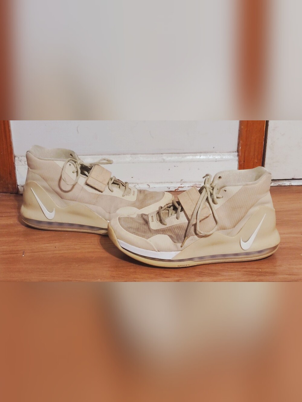 Nike Air Force Max '19 TB Beige Basketball Shoes Size 12